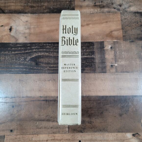 Heirloom Big Holy Bible Master Reference Edition Bible Labor Of The Bible - Picture 3 of 3